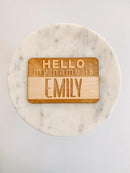 Rectangular Baby Name Sign | Name Announcement