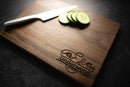 Mr. and Mrs. Personalized Engraved Wood Cutting Board | 228