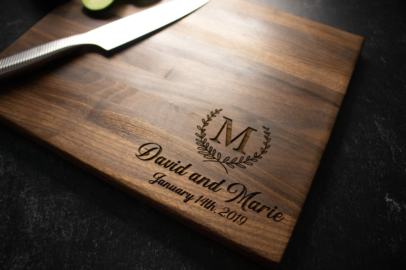 Classic Family Name Engraved Cutting Board | 229
