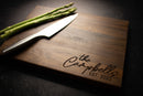 Personalized Family Engraved Wood Cutting Board | 202