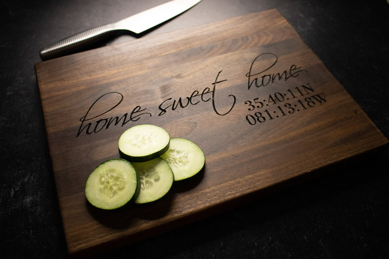 Housewarming Gift Engraved Wood Cutting Board | 211