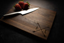 Large Initials With Arrows Engraved Cheese Board | 035