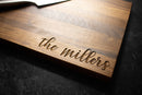Personalized Family Engraved Cutting Board | 033