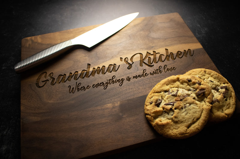 Grandma's Kitchen Engraved Cutting Board | 091