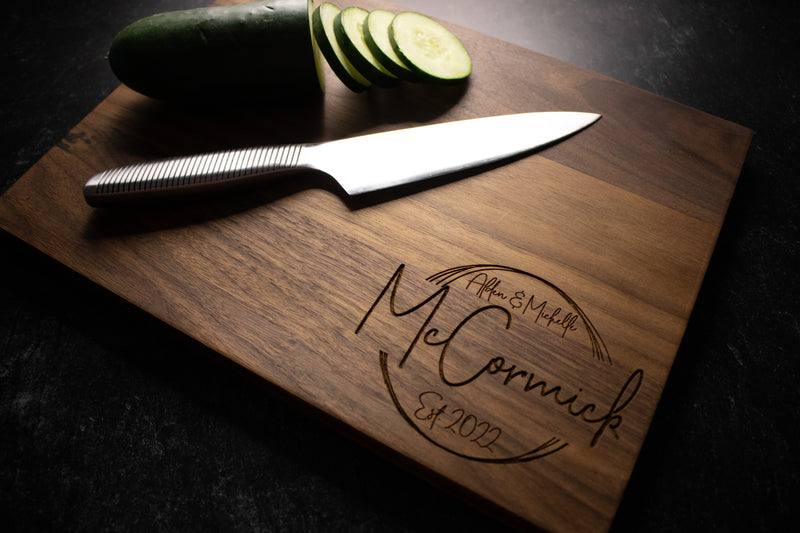 Custom Engraved Cutting Board | Real Estate Client Gift | 193