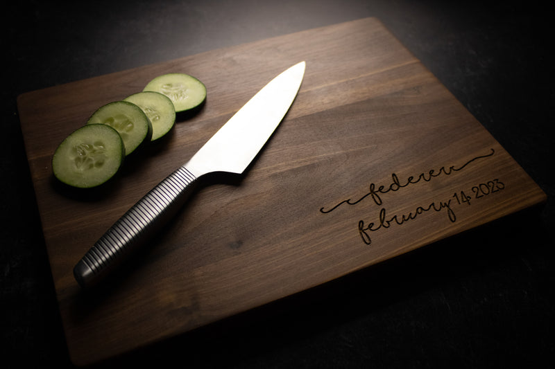 New Family Engraved Wooden Cutting Board | 198