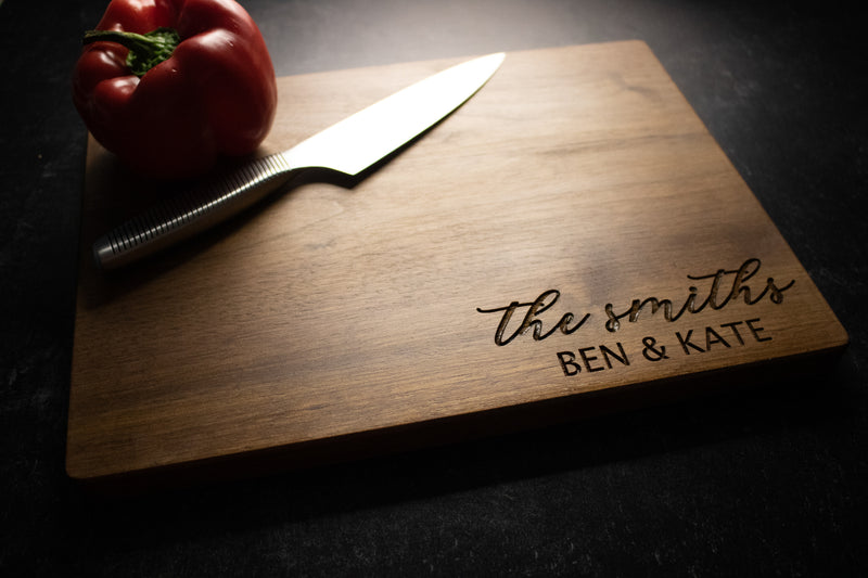 Couple Engraved Wooden Serving Board | 199