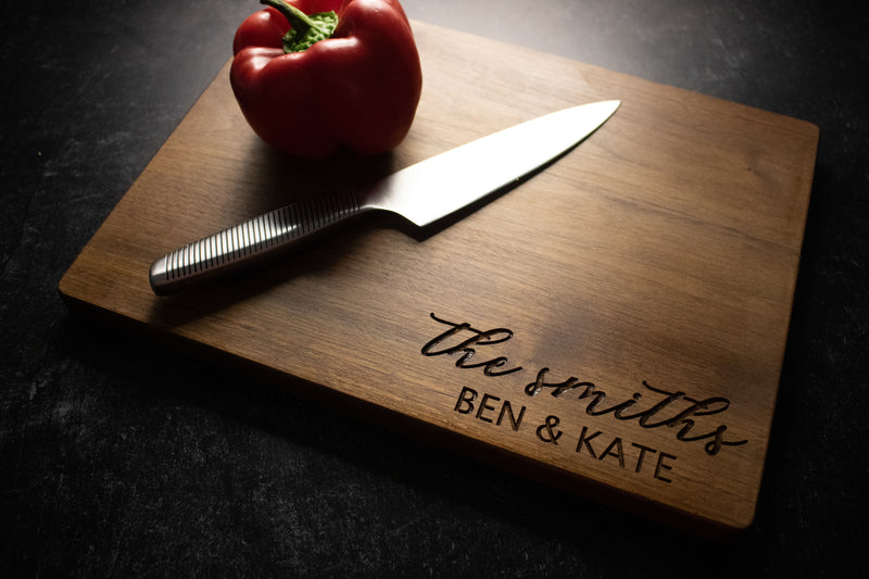 Couple Engraved Wooden Serving Board | 199