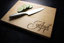Personalized Last Name Engraved Cutting Board | 008