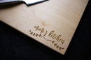 Mimi's Kitchen Personalized Engraved Wood Cutting Board | 006