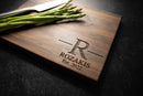 Family Last Name Engraved Wood Cutting Board | 209
