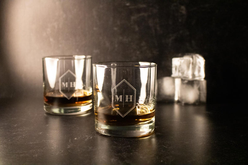 Laser Engraved Whiskey Glass | 301