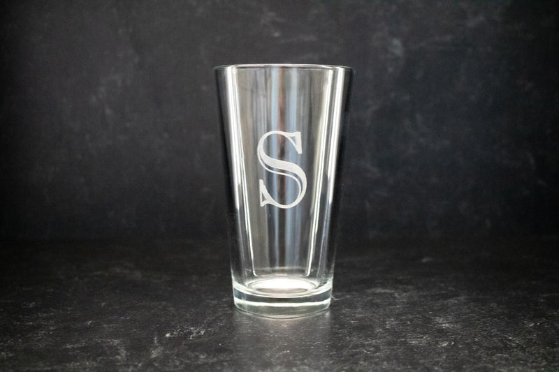 Laser Engraved Drinking Pint Glass | Vendor Listing | 304