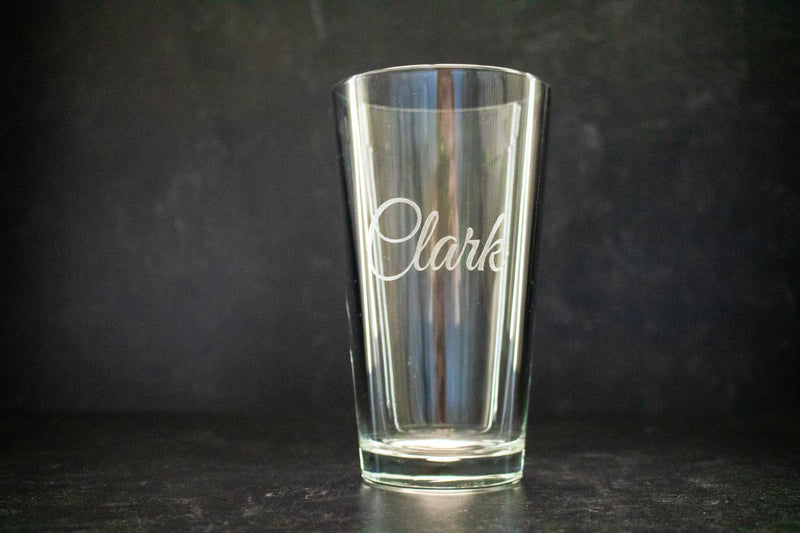 Laser Engraved Drinking Pint Glass | Vendor Listing | 306