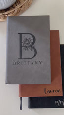 Personalized Laser Engraved Leather Journal For Her | 291