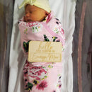 Rectangular Baby Name Sign | Name Announcement